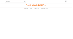 Desktop Screenshot of dankimbrough.com